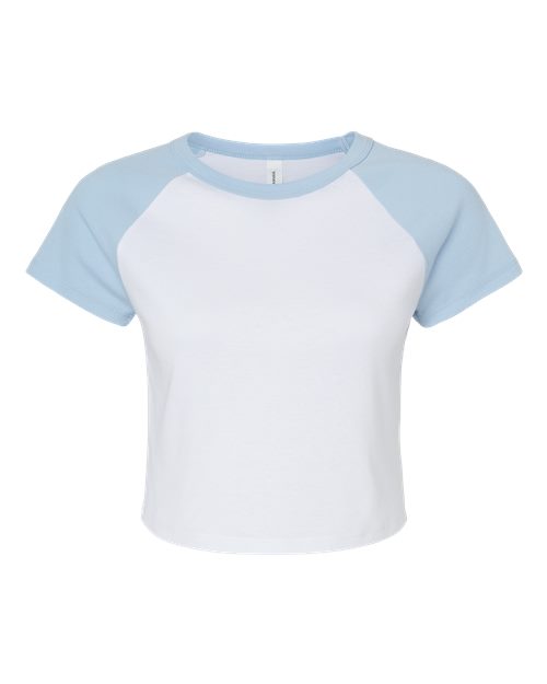 Women's Micro Rib Raglan Baby Tee 1201