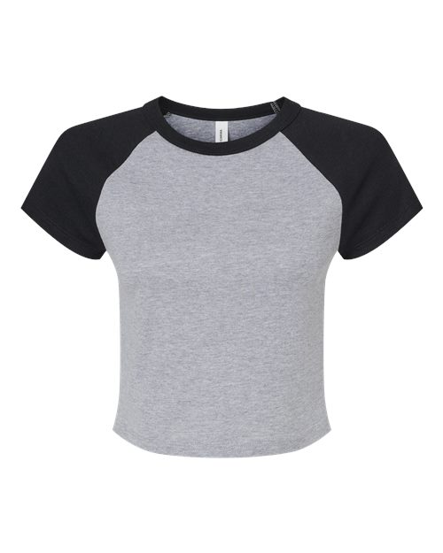 Women's Micro Rib Raglan Baby Tee 1201