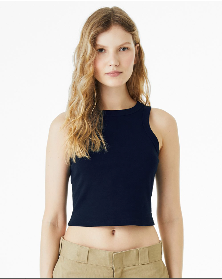 Women Mic Racer Tank 1019