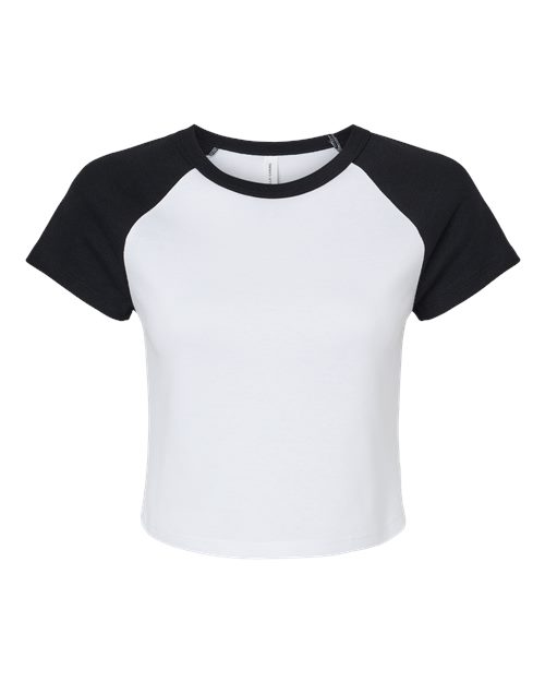 Women's Micro Rib Raglan Baby Tee 1201