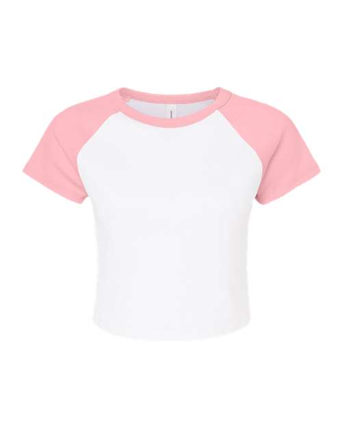 Women's Micro Rib Raglan Baby Tee 1201