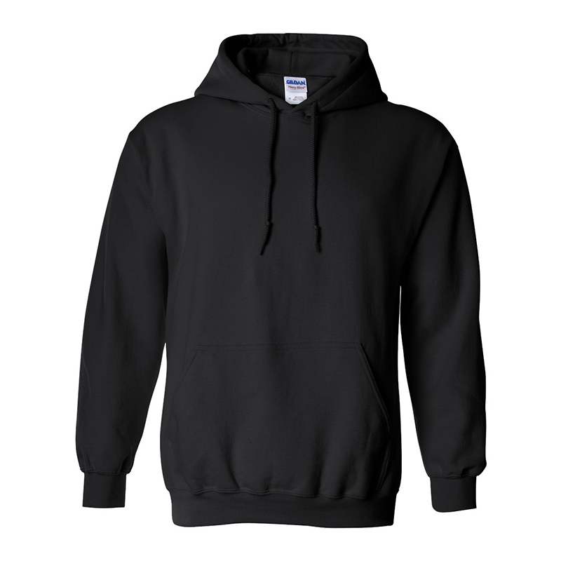 Black Heavy Blend™ Hooded Sweatshirt - Gildan 18500