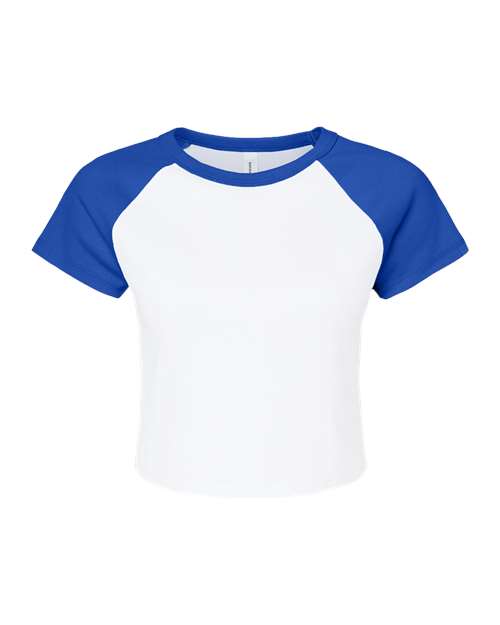 Women's Micro Rib Raglan Baby Tee 1201