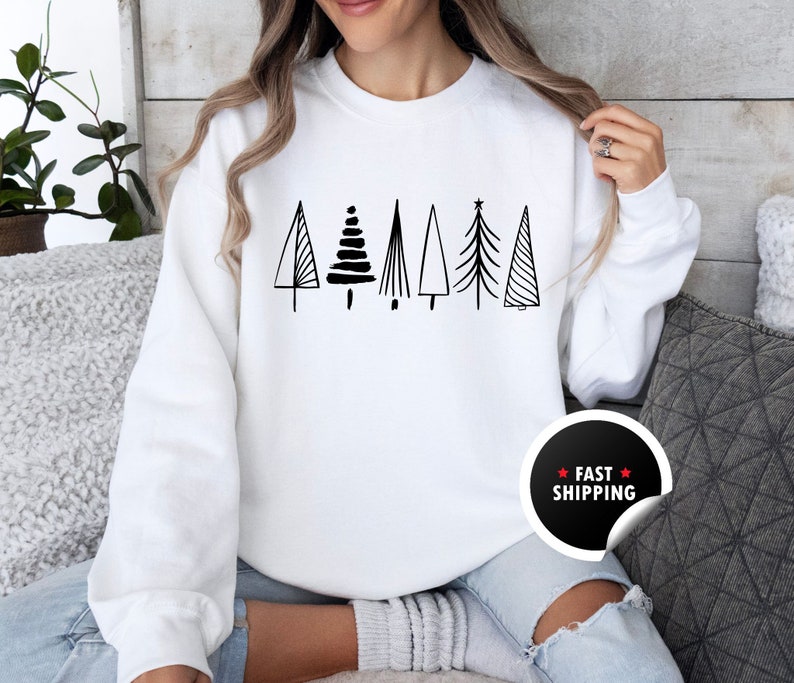 Christmas Tree Sweatshirt (2XL-3XL)
