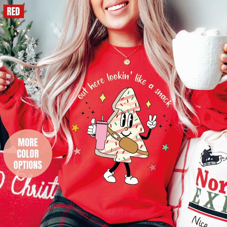 Out Here Lookin Like A Snack Sweatshirt (2XL-3XL)