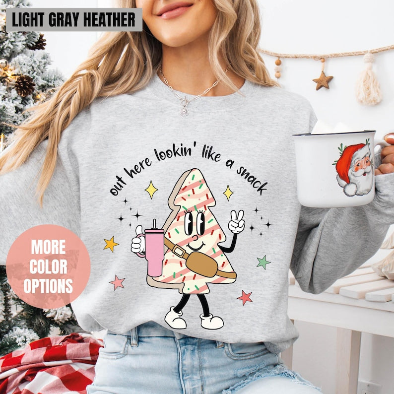 Out Here Lookin Like A Snack Sweatshirt (2XL-3XL)