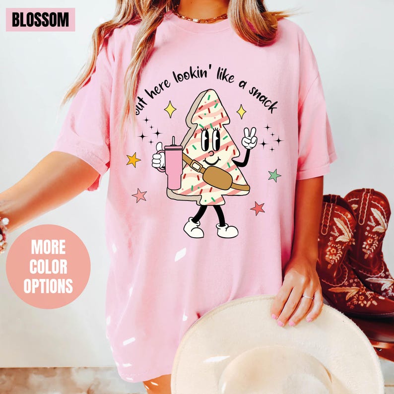 Out Here Lookin Like A Snack Comfort Colors T-Shirt (2XL-3XL-4XL)