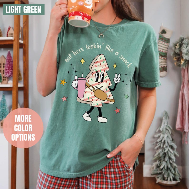 Out Here Lookin Like A Snack Comfort Colors T-Shirt (2XL-3XL-4XL)