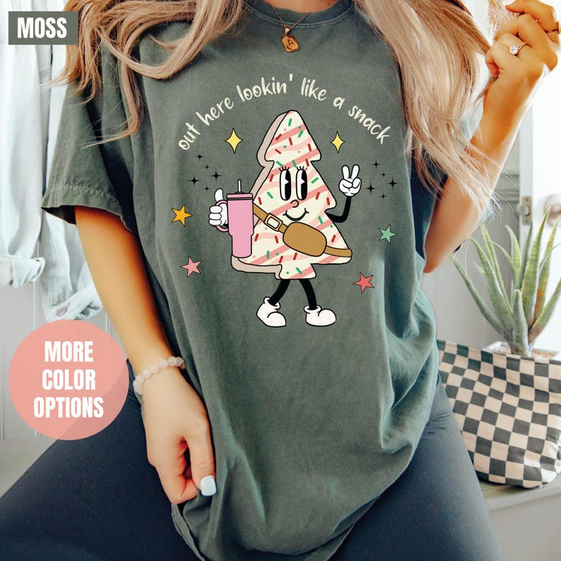 Out Here Lookin Like A Snack Comfort Colors T-Shirt (2XL-3XL-4XL)