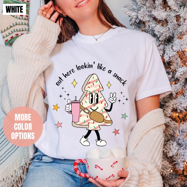 Out Here Lookin Like A Snack Comfort Colors T-Shirt (2XL-3XL-4XL)