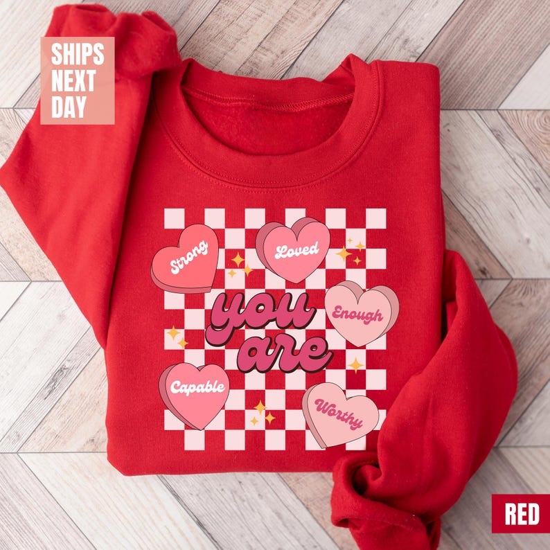 Cute Teacher Valentine Sweatshirt (S-M-L-XL)