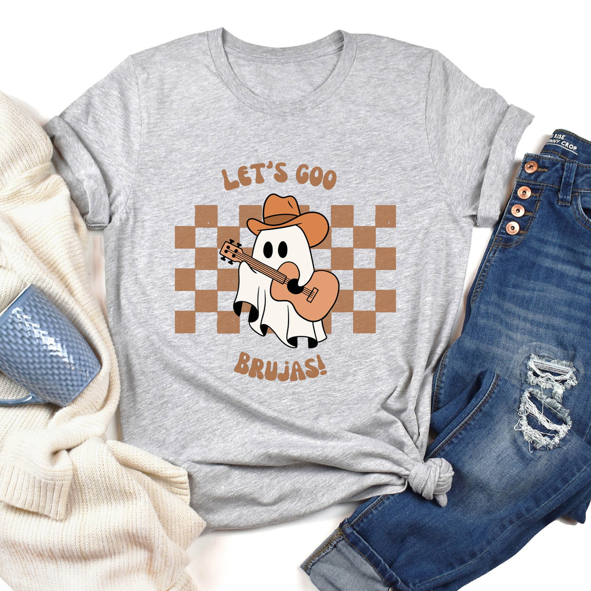 Let's Go Brujas Shirt, Bruja T-Shirt, Witch Shirt, Halloween T-Shirt, Brujeria Shirt, Spanish Shirts, Halloween Pocket Tee, Halloween Gifts