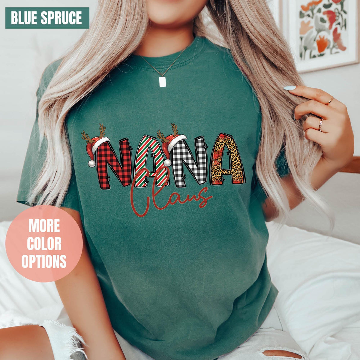 Nana Claus Gift Shirt, Nana Christmas Shirt, Comfort Colors®, Nana Claus Shirt, Family Claus T-shirt, Nana Claus Christmas Gift, Nana Claus