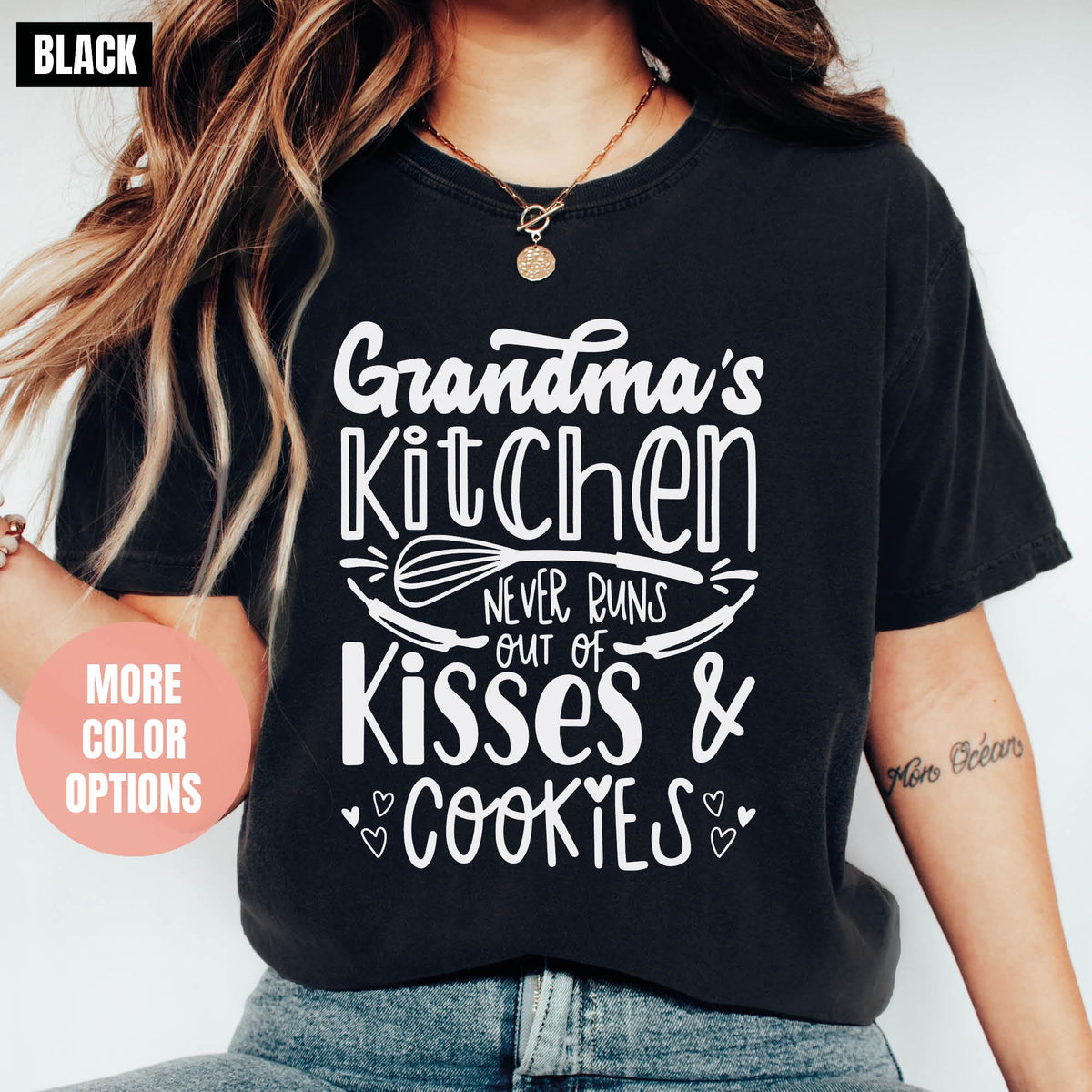 Grandmas Never Run Out Of Hugs And Cookies Shirt, Funny Grandmother Shirt, Comfort Colors®, Granny Shirts Mom Life Gift, Best Grandma Shirts