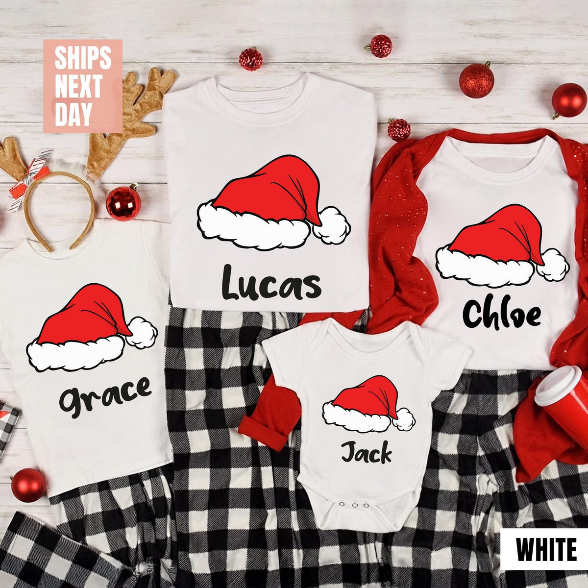 Matching Family Christmas Shirts, Family Christmas Shirt, Matching Xmas Tees, Custom Christmas Tee, Personalized Name Christmas Family Shirt