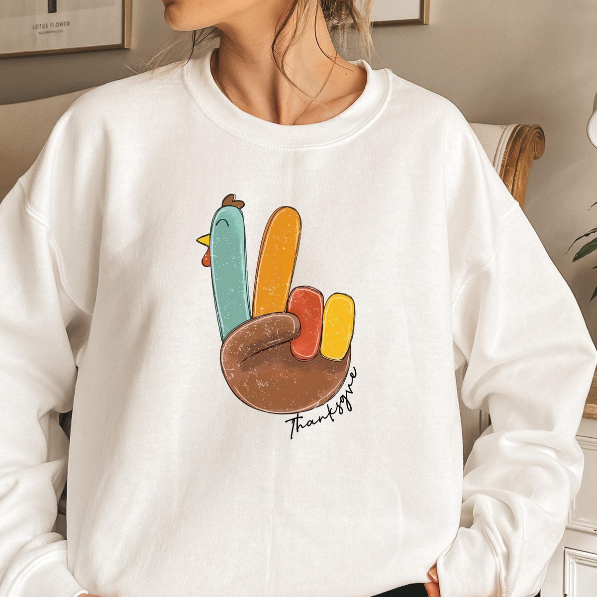 Peace Sign Turkey, Retro Thanksgiving Turkey Shirt, Hello Thanksgiving Sweatshirt, Gift For Thanksgiving, Happy Thanksgiving Shirt, Fall Tee