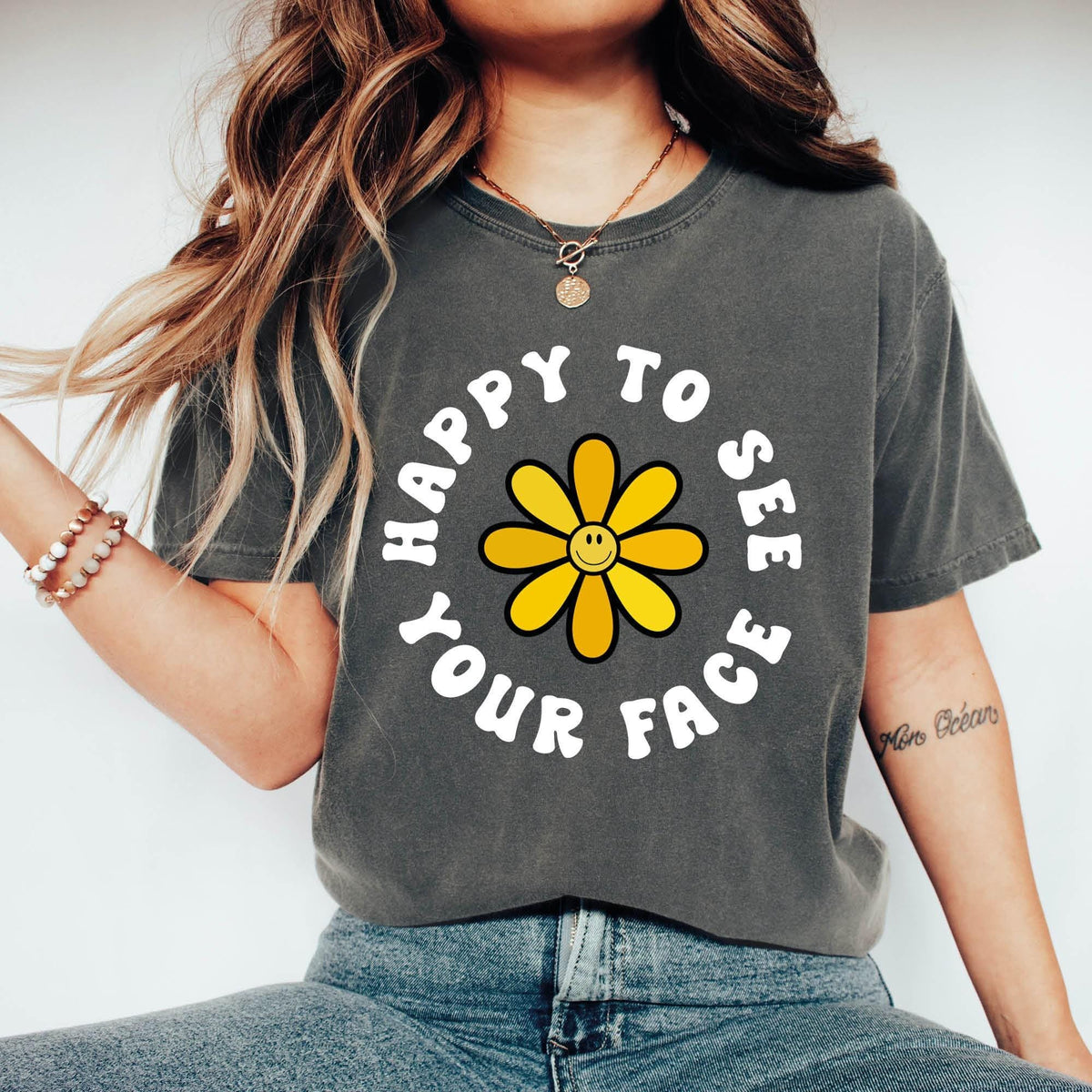 Teacher Back To School Shirt, Happy To See Your Face Shirt, Cute Teacher Shirt, Teacher Life Shirt, New Teacher Gifts, Groovy Teacher Shirt