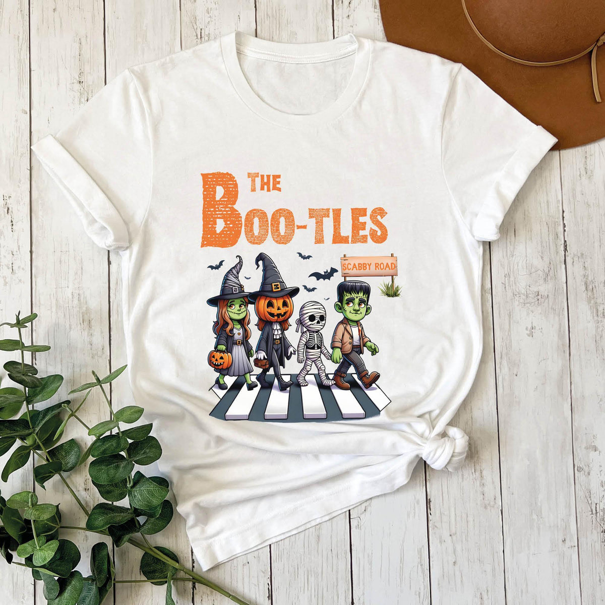 The BOOTLES Shirt, Cute Halloween Tee, Funny Parody Shirt, The Boo-tles Parody Halloween Tee, Scabby Road Shirt, Halloween Music Lover Shirt