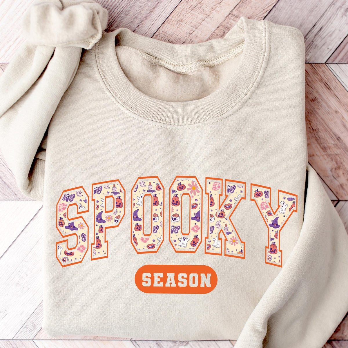 Cute Spooky Season Sweatshirt, Halloween Sweatshirt, Womens Halloween Sweatshirt, Cute Fall Sweater, Spooky Season Shirt, Gift For Halloween