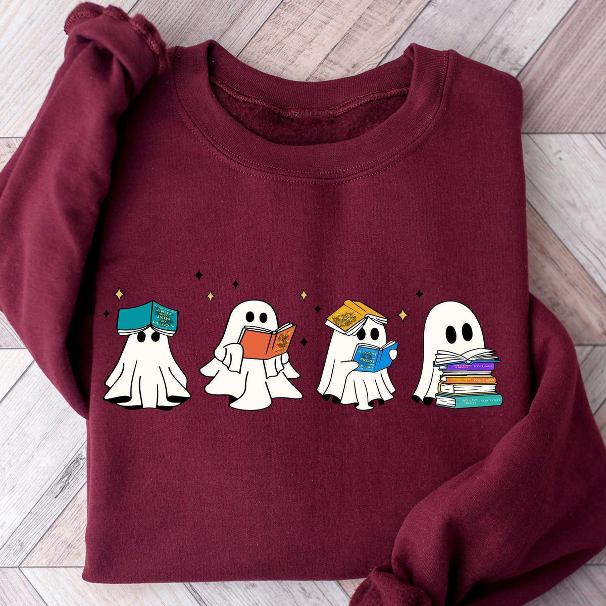 Acotar Ghost Shirt, Bookish Ghost Sweatshirt, Throne of Glass Gift, Book Reader Halloween Gift, Book Ghosts, Halloween shirt, Halloween Gift