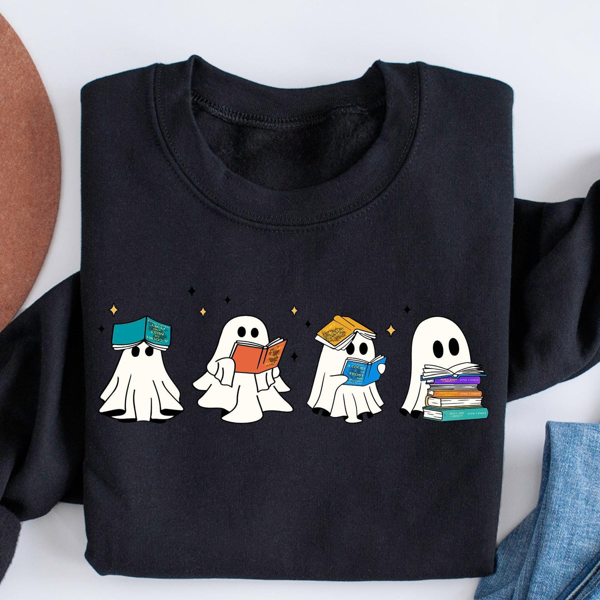 Acotar Ghost Shirt, Bookish Ghost Sweatshirt, Throne of Glass Gift, Book Reader Halloween Gift, Book Ghosts, Halloween shirt, Halloween Gift
