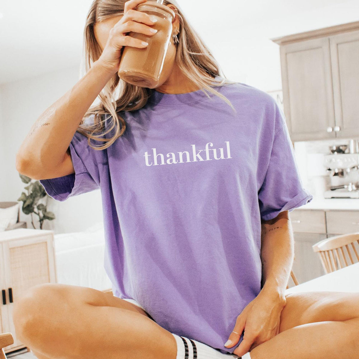 Thankful Shirt Comfort Colors®, Thanksgiving Sweatshirt, Cute Fall Crewneck, Fall Shirt, Religious Gift Idea, Autumn Tees, Retro Fall Season