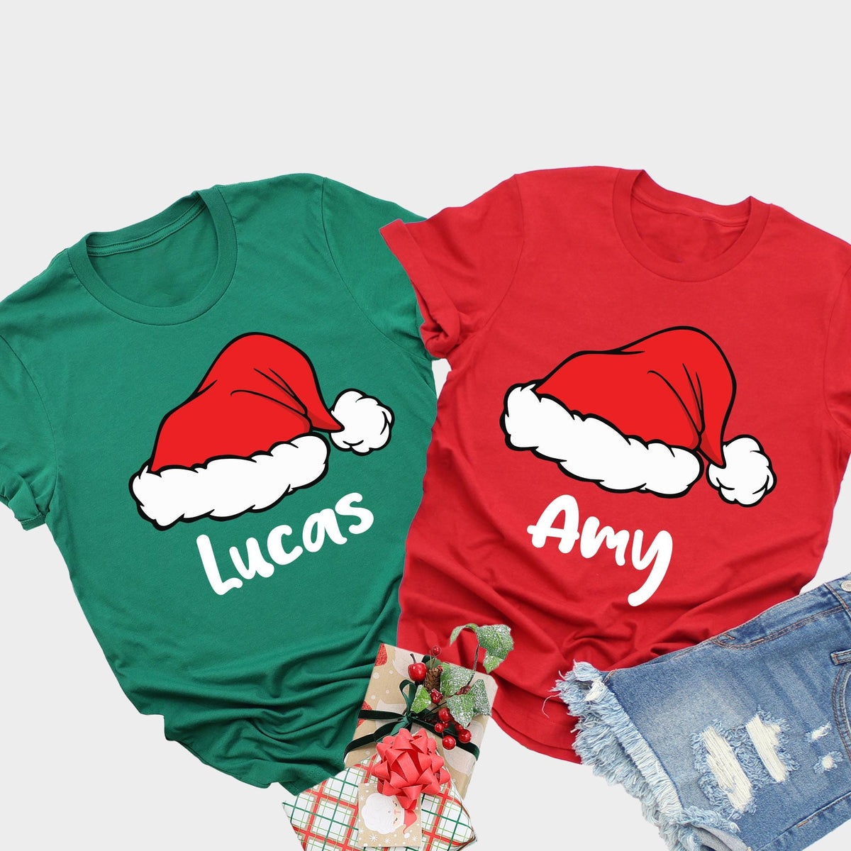 Matching Family Christmas Shirts, Family Christmas Shirt, Matching Xmas Tees, Custom Name Christmas Tee, Xmas Tee, Matching Noel Family Gift