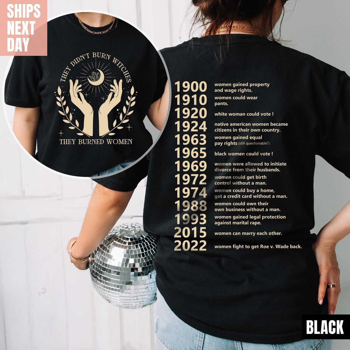 They Didn't Burn Witches They Burned Women T-Shirt, Witchy Feminist Sweatshirt, Halloween Feminism Shirts, Halloween T-shirts, Pro-choice