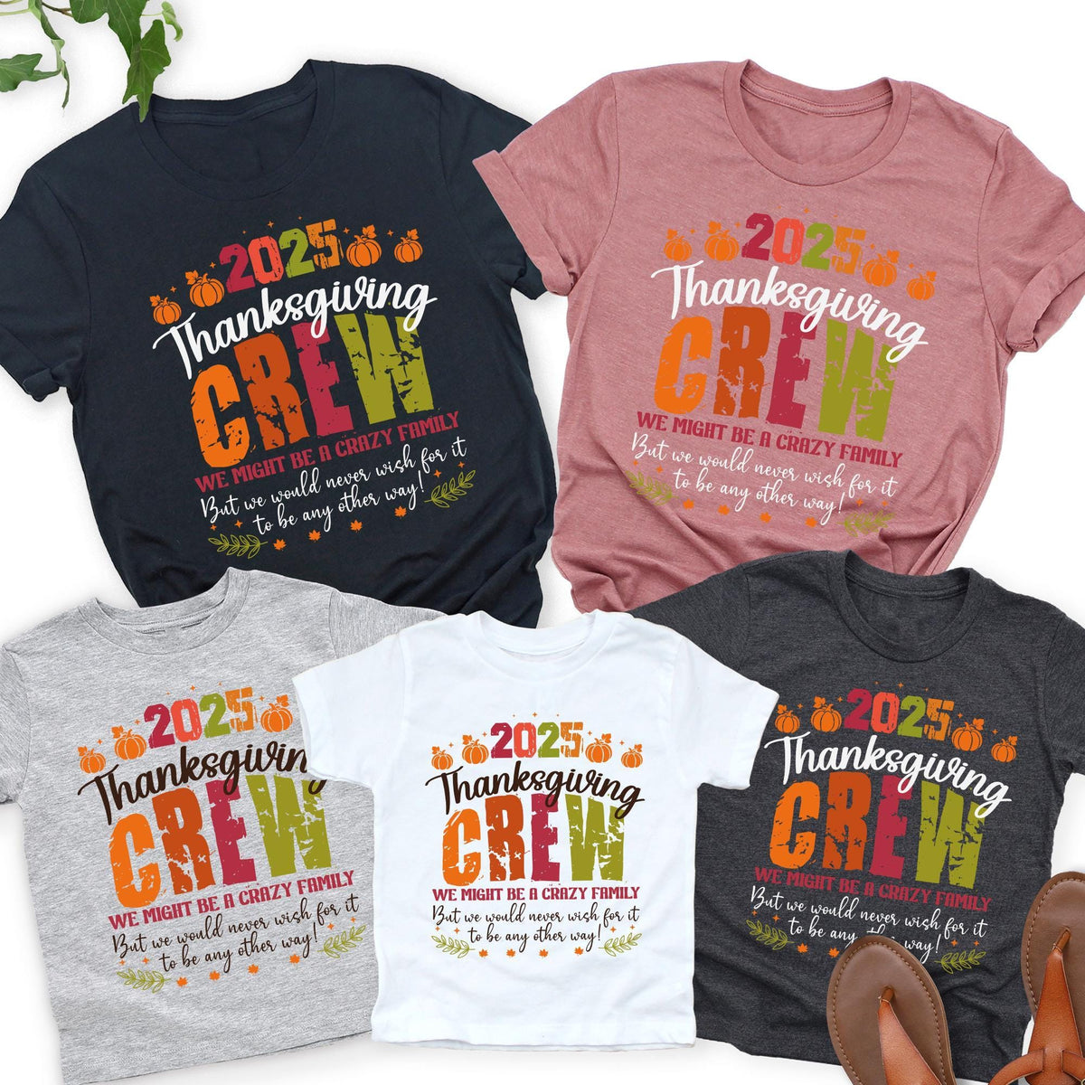 2025 Thanksgiving Crew Shirt, Thanksgiving Family Shirt, Family Thanksgiving Shirts, Thanksgiving Family Reunion Shirt, Fall Family T-shirts