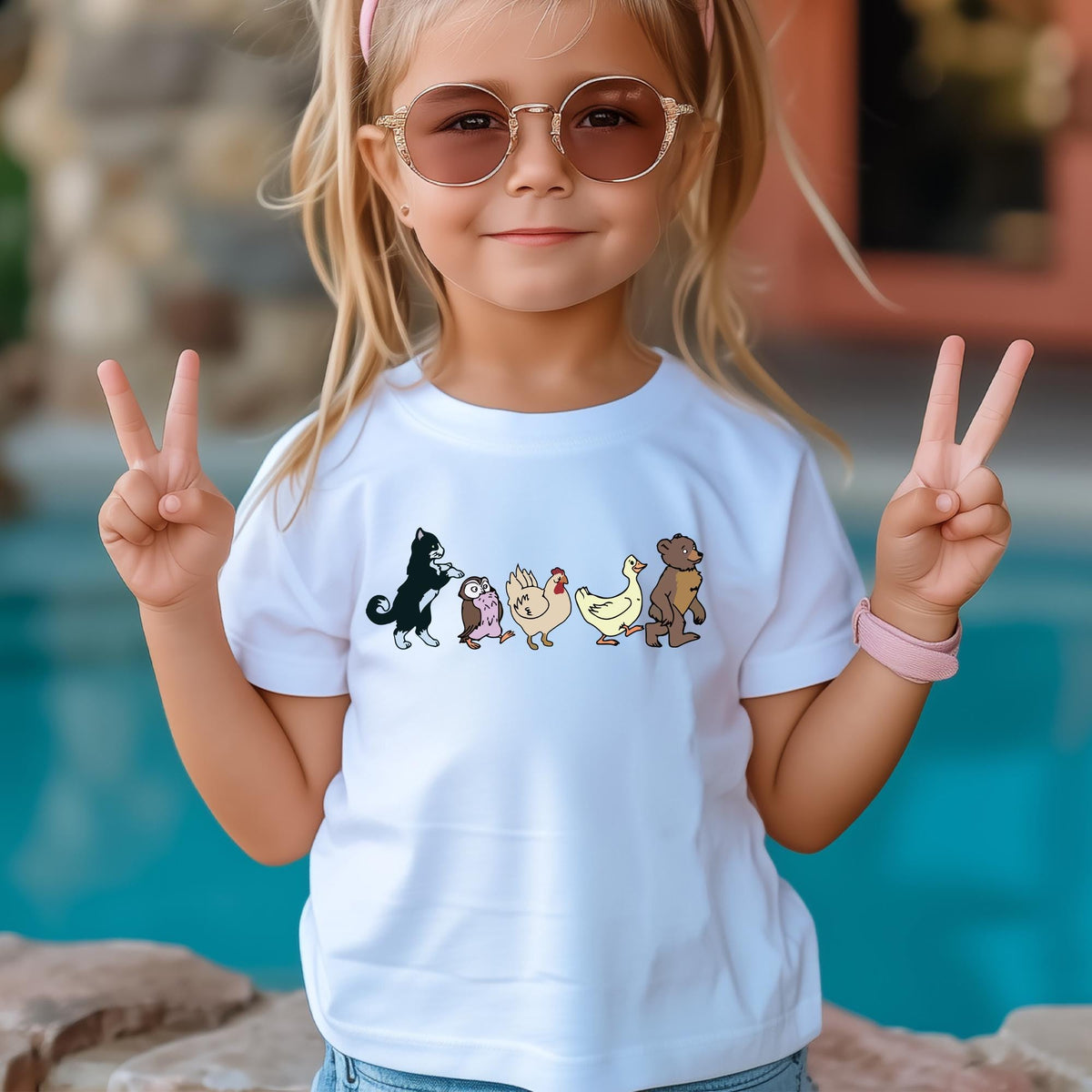 Little Bear Toddler T-Shirt, Cute Animal Friends Shirt, Animated TV Show Tee, Television Series Shirt, Kids T-Shirt, Animal Friends T-Shirts
