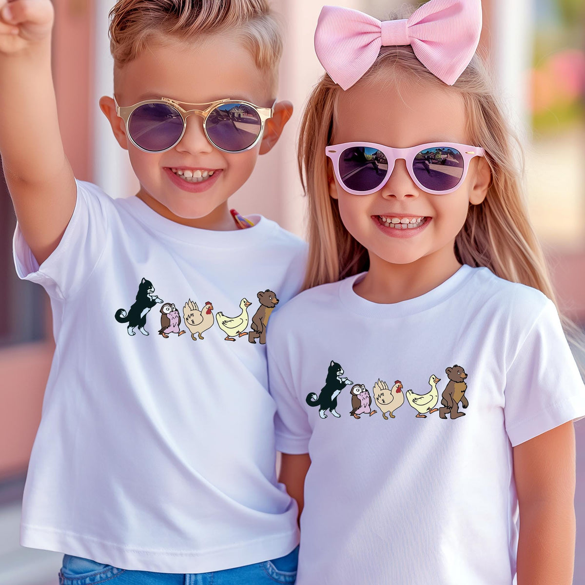 Little Bear Toddler T-Shirt, Cute Animal Friends Shirt, Animated TV Show Tee, Television Series Shirt, Kids T-Shirt, Animal Friends T-Shirts