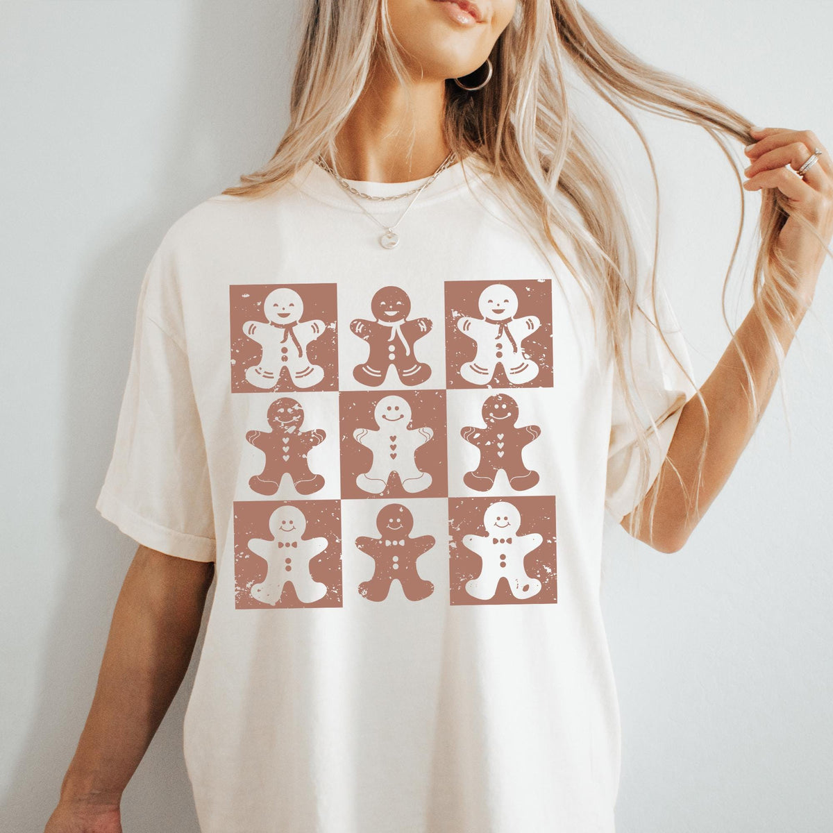 Comfort Colors® Gingerbread Shirt, Cute Christmas Shirt, Holiday Shirt, Winter Tee,Gift for Baker Christmas Top, Gingerbread Man shirt Women
