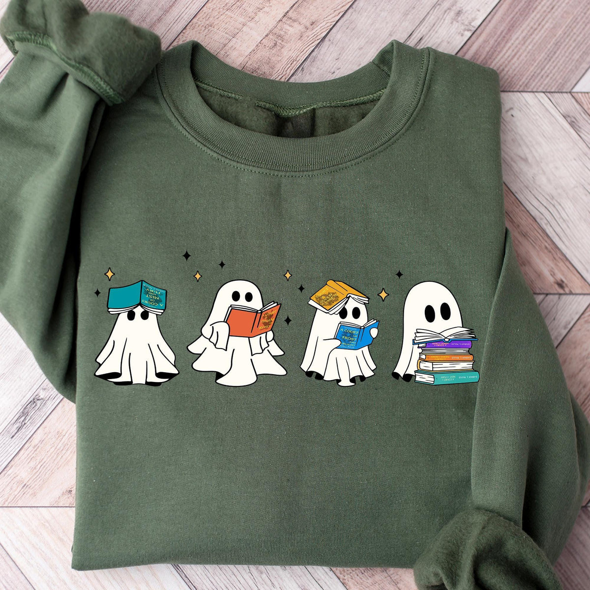 Acotar Ghost Shirt, Bookish Ghost Sweatshirt, Throne of Glass Gift, Book Reader Halloween Gift, Book Ghosts, Halloween shirt, Halloween Gift