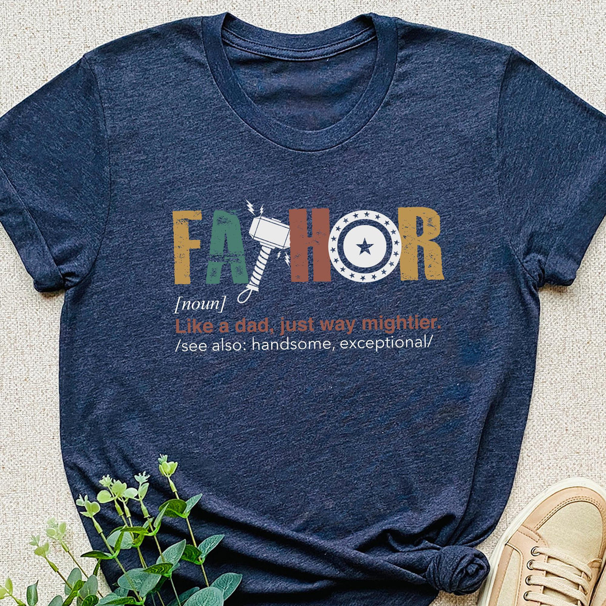 Fathor Shirt, Dad shirt, Shirt for dad, Father's Day Tee Shirt, Dad Gifts from Daughter, Father's Day Gift Shirt, Funny Fathers Day T-shirts