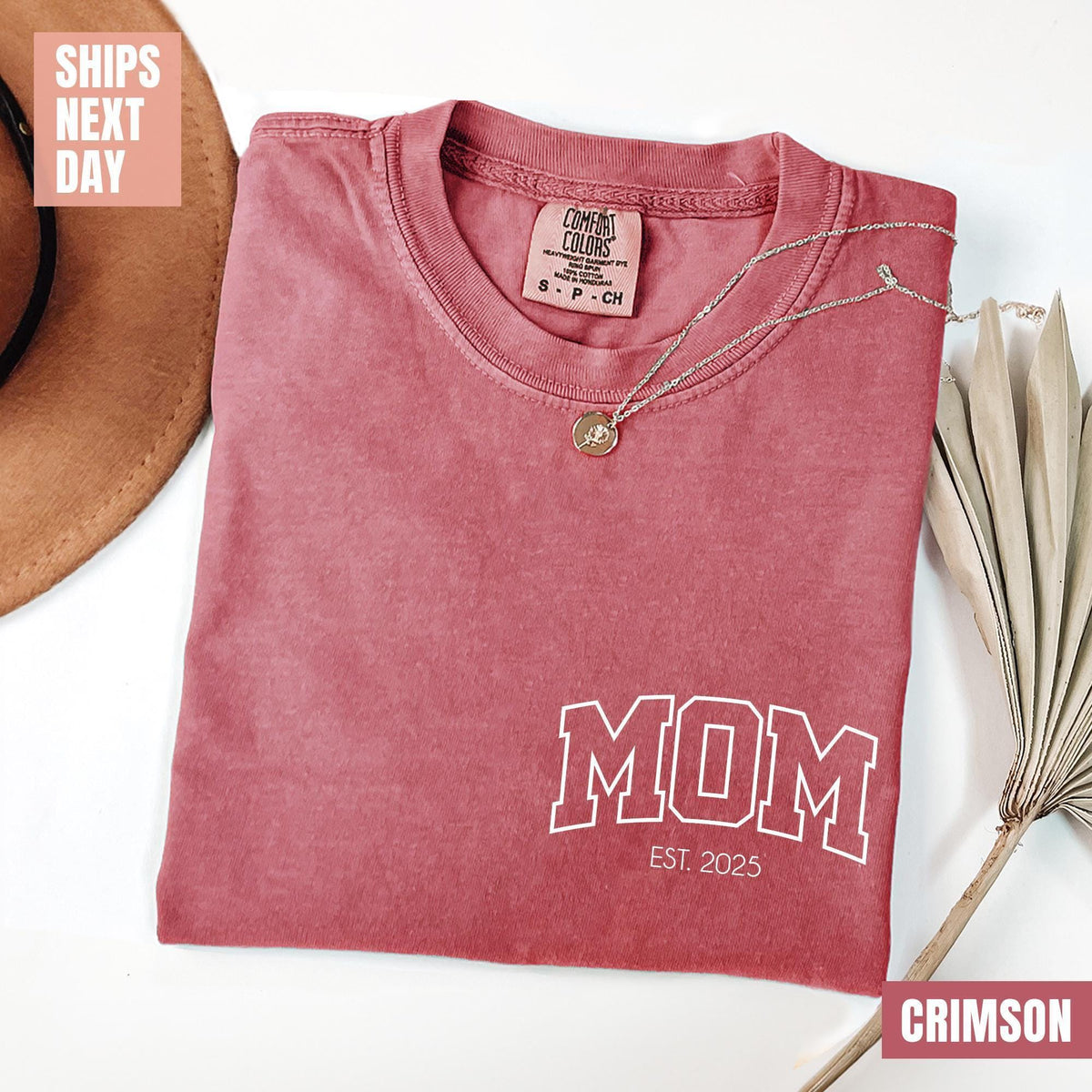 Custom Mom Dad Comfort Colors® T-shirt, Personalized Mama & Dad Pocket Shirt, Pregnancy Announcement T-shirt, Matching Parents Outfit Shirt