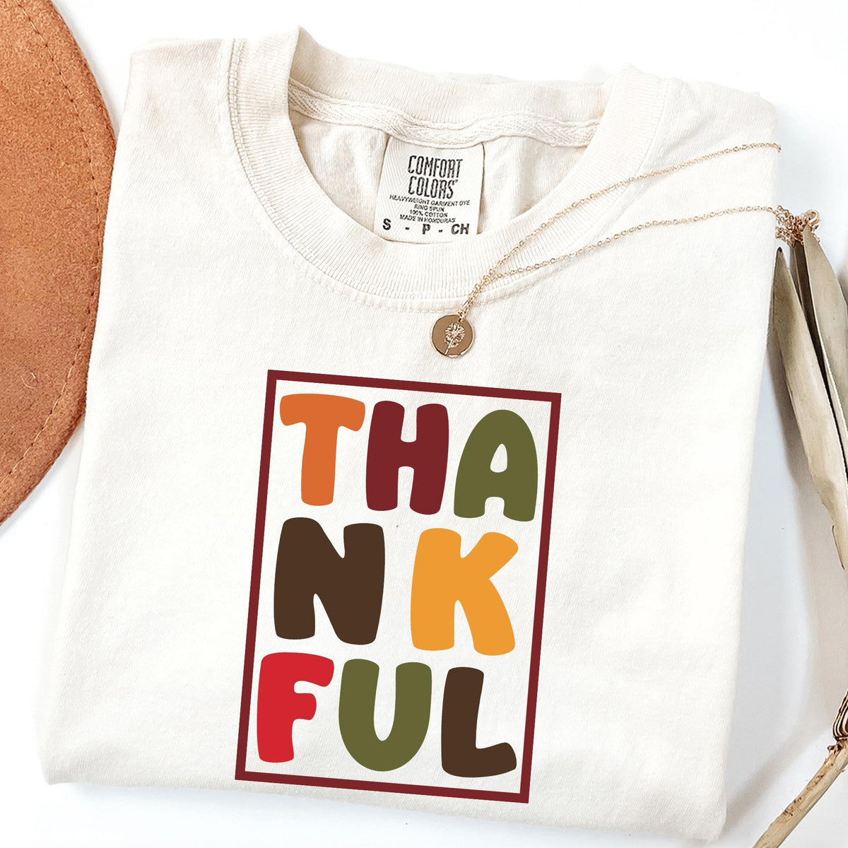 Thankful Shirt Comfort Colors®, Thanksgiving Sweatshirt, Cute Fall Crewneck, Fall Shirt, Religious Gift Idea, Autumn Tees, Retro Fall Season