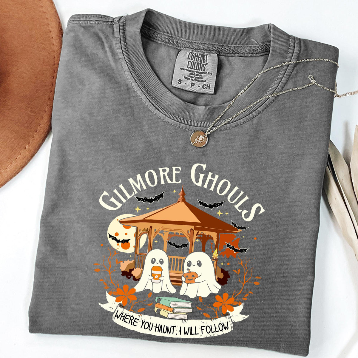 Gilmore Ghouls Shirt, Halloween Fall Vibes Tshirt, Comfort Colors® Autumn Festival Shirt, Halloween Gift, Spooky Gilmore Ghouls Fan Sweater