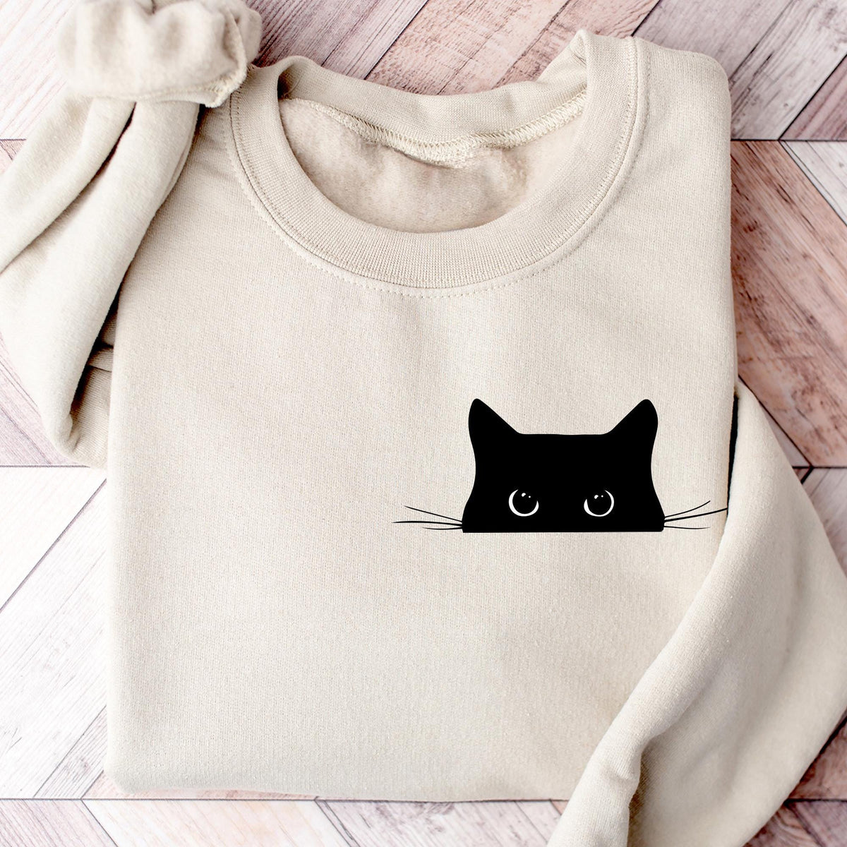 Cute Black Cat Halloween Sweatshirt, Womens Halloween Shirt, Halloween Party Shirt, Halloween Gifts, Fall Graphic T-shirt, Halloween Costume