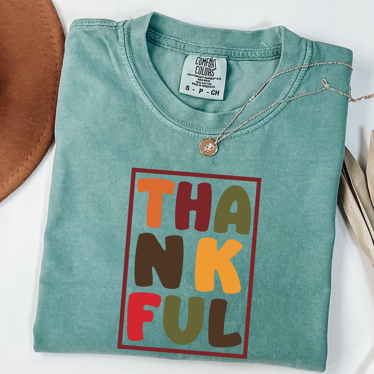Thankful Shirt Comfort Colors®, Thanksgiving Sweatshirt, Cute Fall Crewneck, Fall Shirt, Religious Gift Idea, Autumn Tees, Retro Fall Season