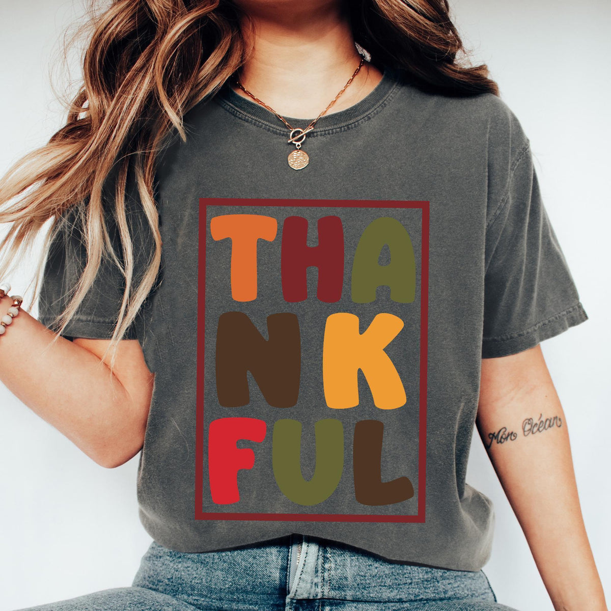 Thankful Shirt Comfort Colors®, Thanksgiving Sweatshirt, Cute Fall Crewneck, Fall Shirt, Religious Gift Idea, Autumn Tees, Retro Fall Season