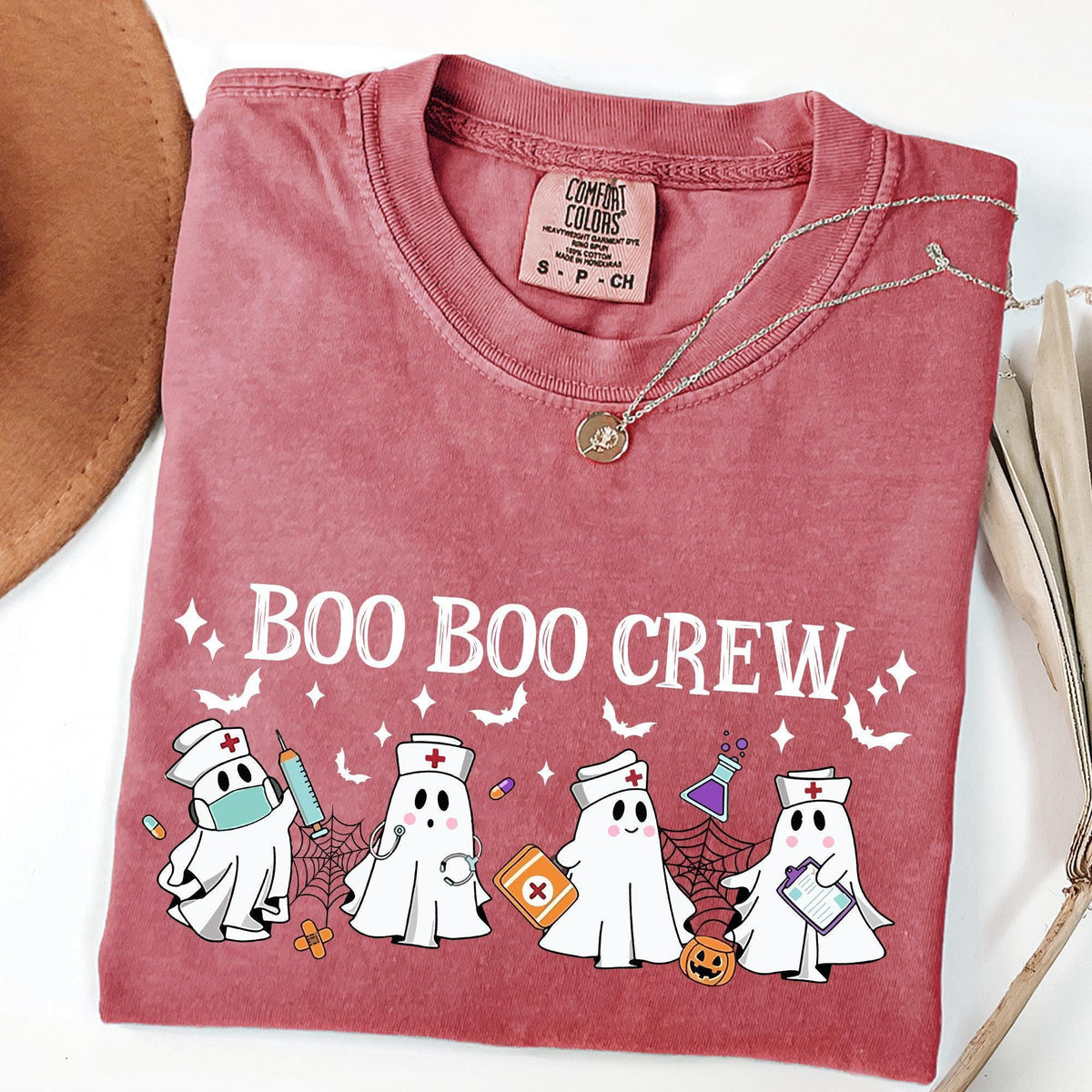 Comfort Colors® Halloween Nurse Shirt, Boo Boo Crew, Nurse Gift For Women, Spooky Season Shirt, Nurse Fall Shirt, Nurse Halloween, Nurse Tee