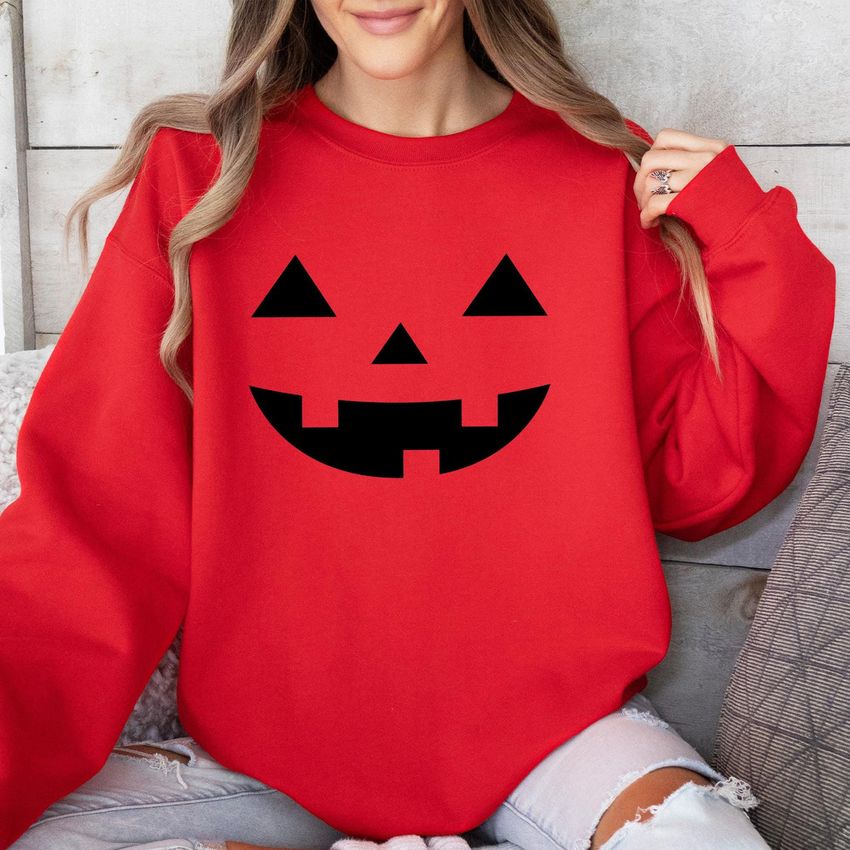 Halloween Pumpkin UNISEX Sweatshirt, Pumpkin Face Sweatshirt, Jack O' Lantern Sweatshirt, Halloween Sweatshirt, Pumpkin Sweatshirt, Fall Tee