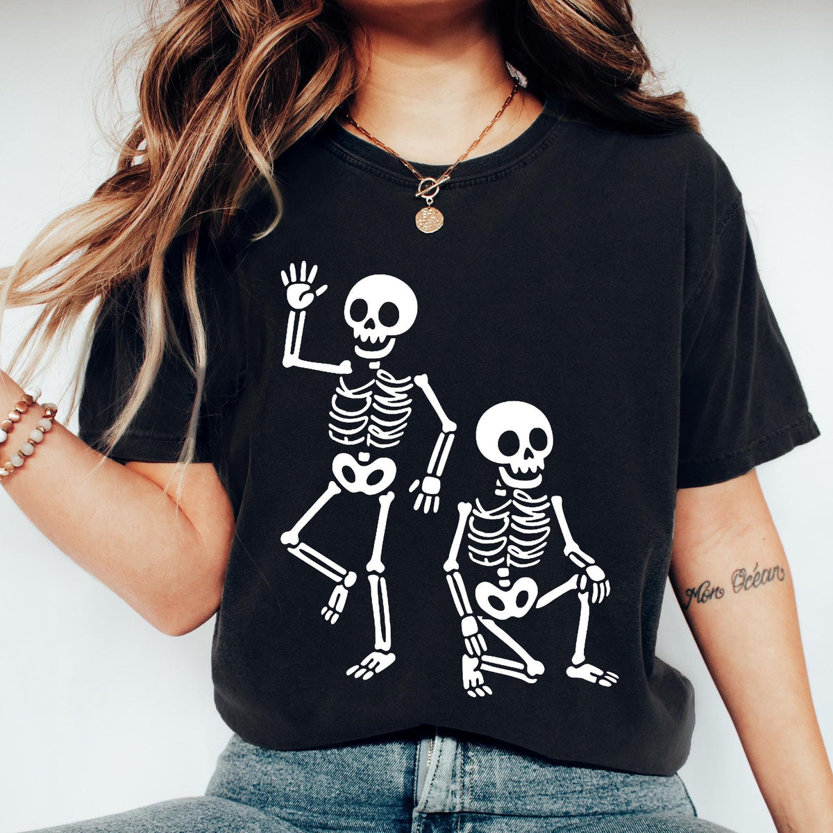 Subtle Anti Trump Halloween Skeleton Shirt, Funny FDT Shirt, Spooky Season Tees, Halloween Costume,Anti Trump T-shirt, Spooky Feminist Shirt