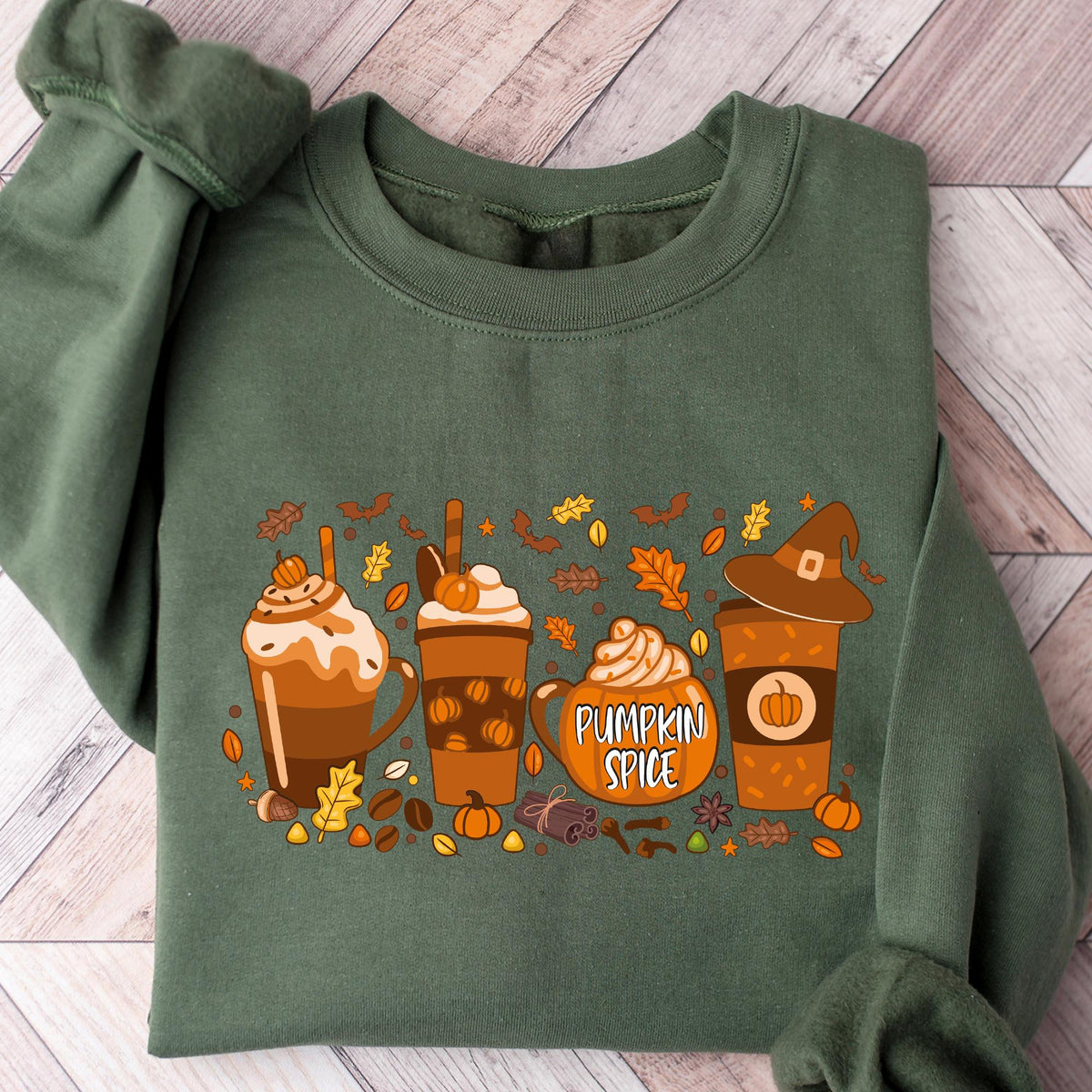 Fall Coffee Sweatshirt, Fall Sweater, Pumpkin Spice Sweatshirt, Cute Fall Sweater, Womens Fall Sweater, Coffee Sweatshirt, Halloween T-short