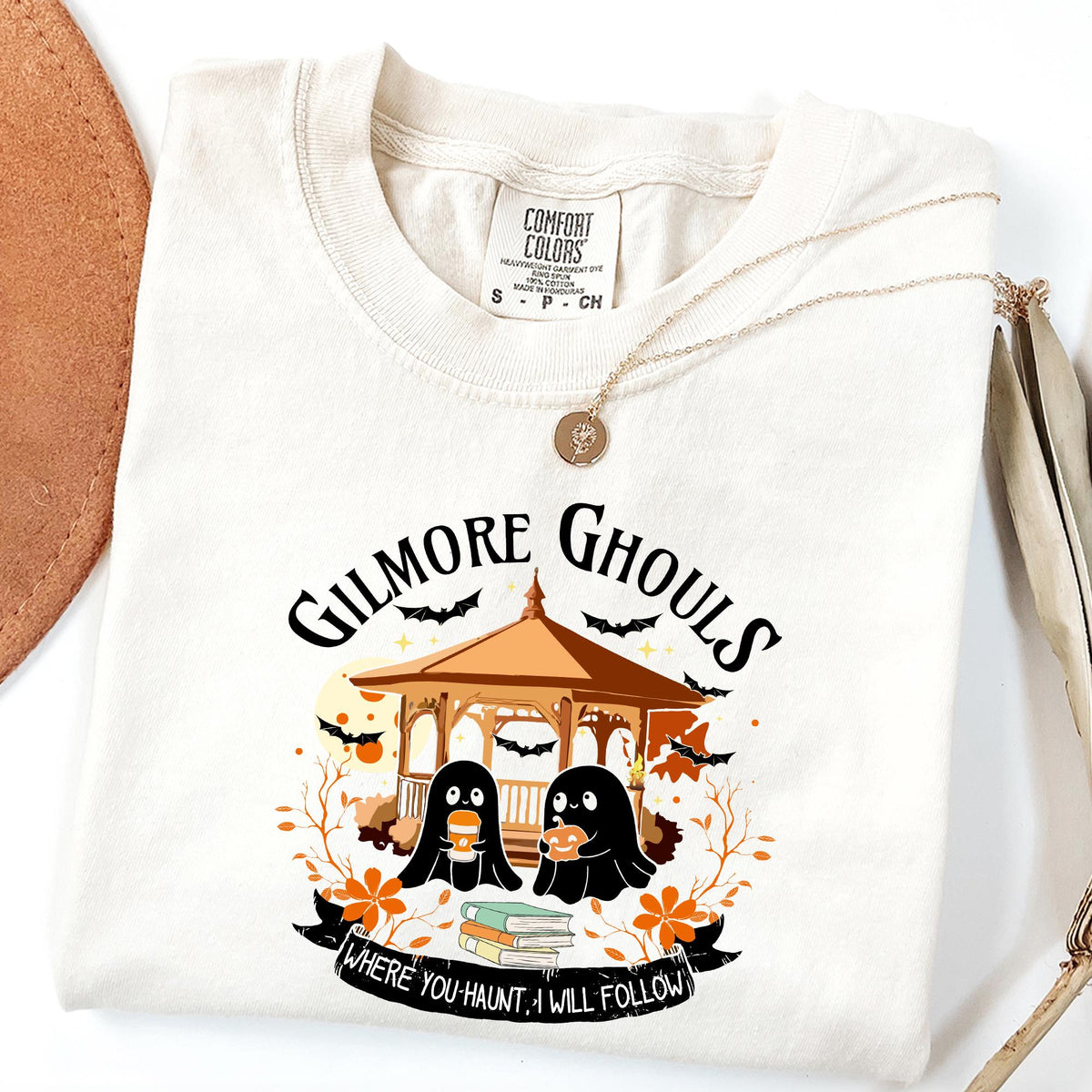 Gilmore Ghouls Shirt, Halloween Fall Vibes Tshirt, Comfort Colors® Autumn Festival Shirt, Halloween Gift, Spooky Gilmore Ghouls Fan Sweater