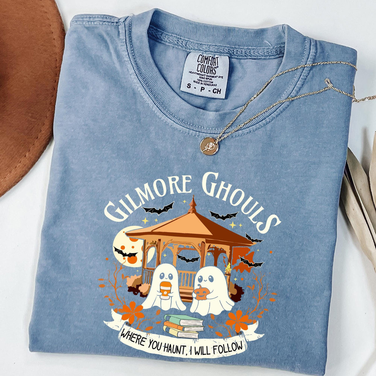 Gilmore Ghouls Shirt, Halloween Fall Vibes Tshirt, Comfort Colors® Autumn Festival Shirt, Halloween Gift, Spooky Gilmore Ghouls Fan Sweater