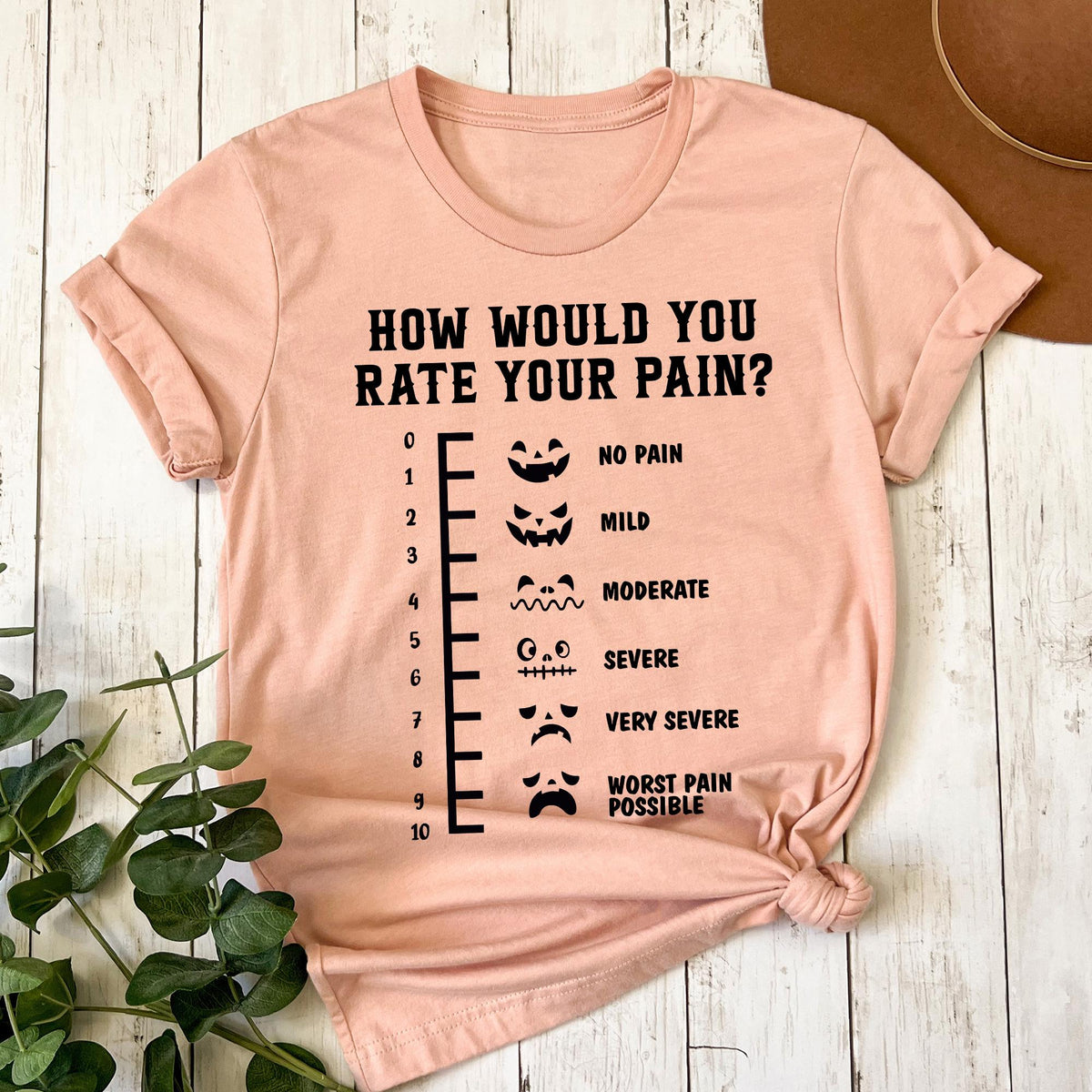 Funny Halloween Nurse Tee, How Would You Rate Your Pain, Halloween ER Shirt,Spooky Season Nurse Tee, Nursing Appreciation, Funny Nurse Shirt