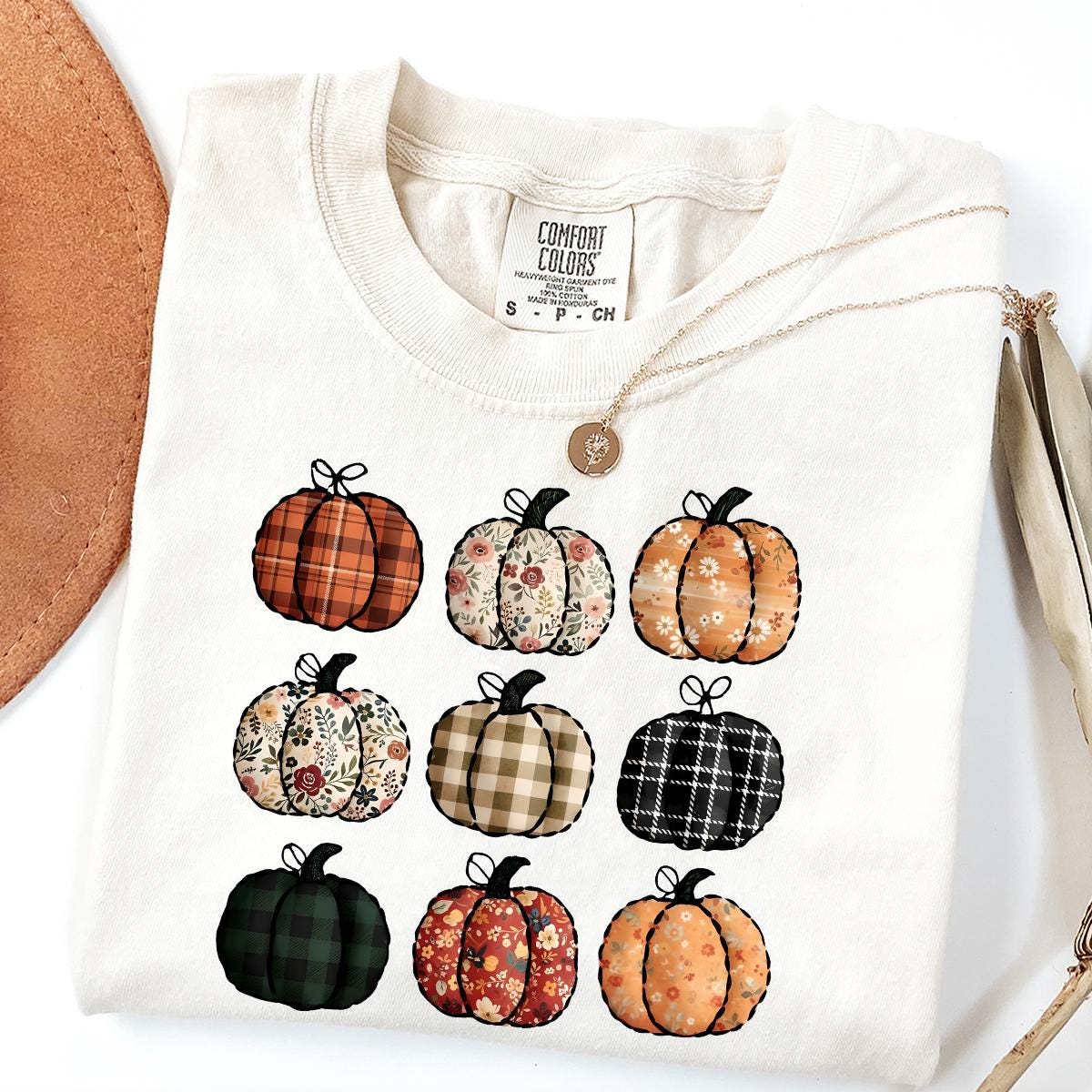 Comfort Colors® Pumpkin Season T-Shirt, Autumn Fall Shirt, Thanksgiving Shirt, Fall Pumpkin Shirt, Fall Pumpkin Shirt, Variety Pumpkin Shirt