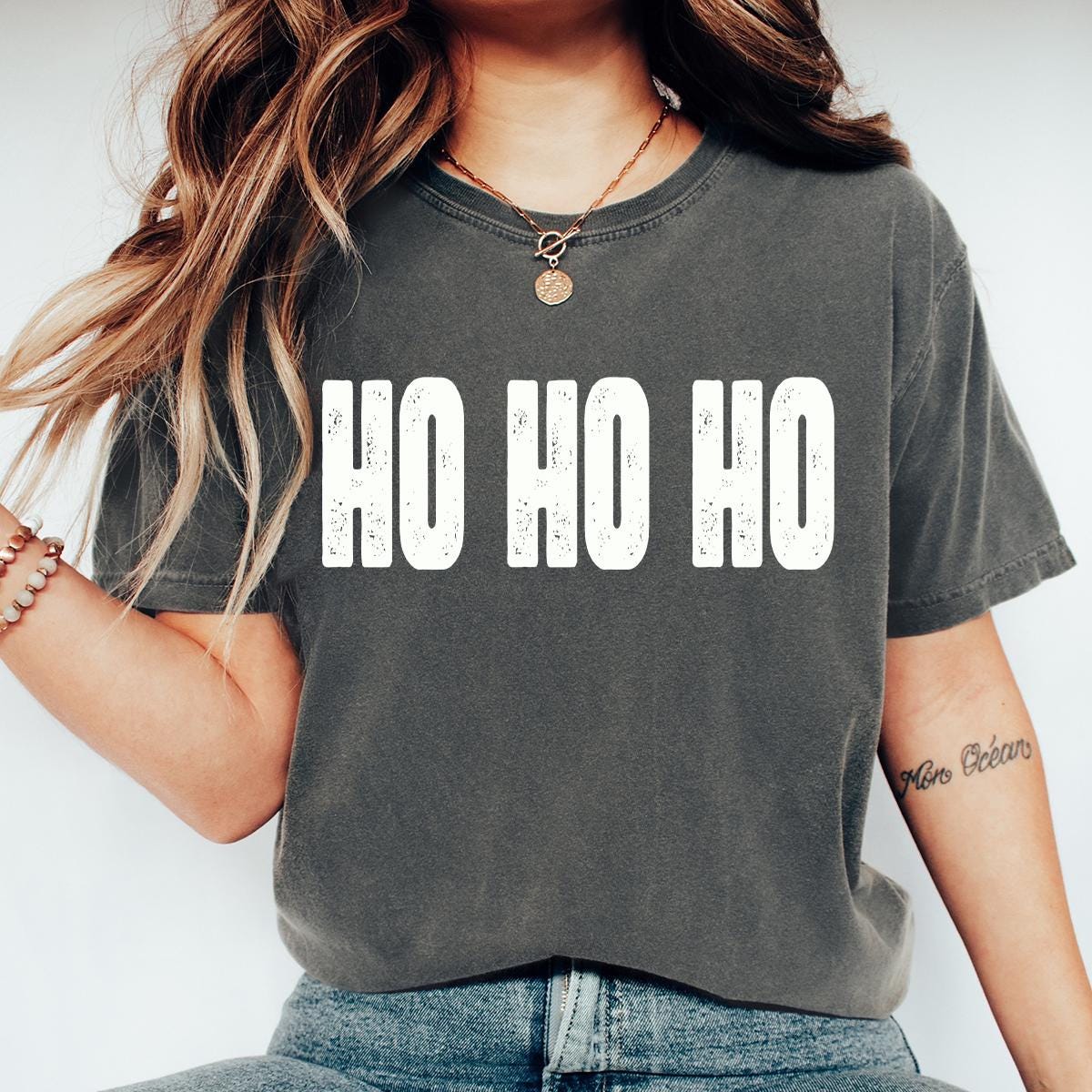 Christmas Shirt, Preppy Retro Christmas Shirt, Jingle Bells, Joy to the World, Fa La La, Sleigh All Day, Holiday Gift Shirt, Comfort Colors®