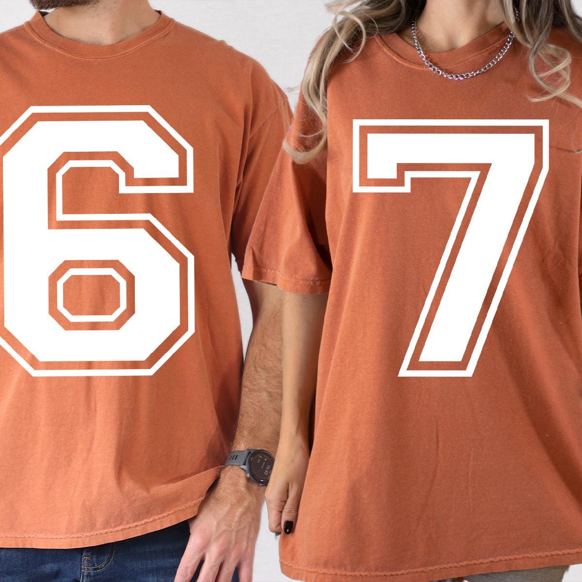 Comfort Colors® 6 7 Shirt, Viral Halloween Meme Teacher Costume, Funny Matching Shirt, Trendy Christmas Family Shirt, Six Seven Meme T-shirt
